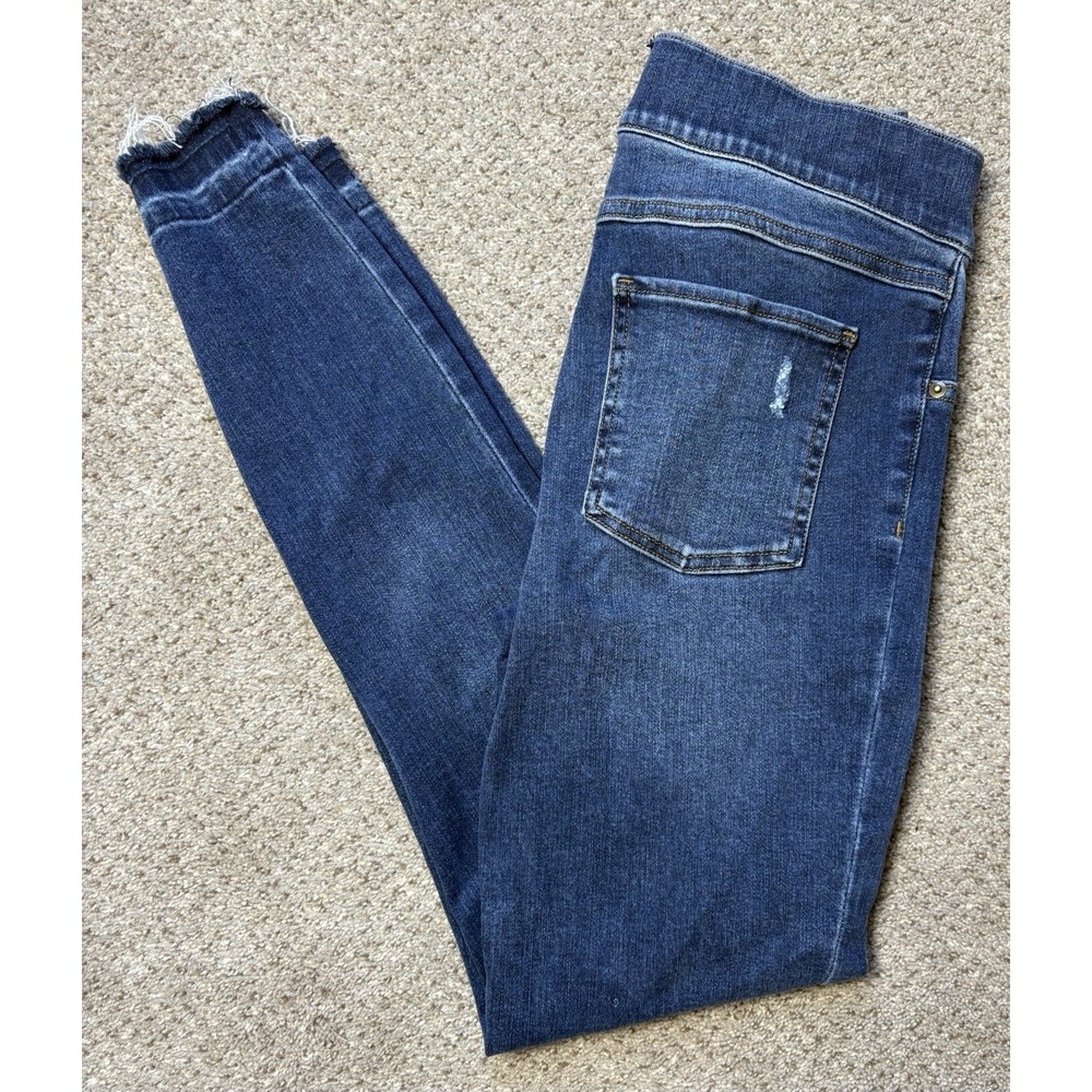 Spanx Jeans Womens‎ Small Blue Pull On Jeggings Stretch Denim Skinny Pants